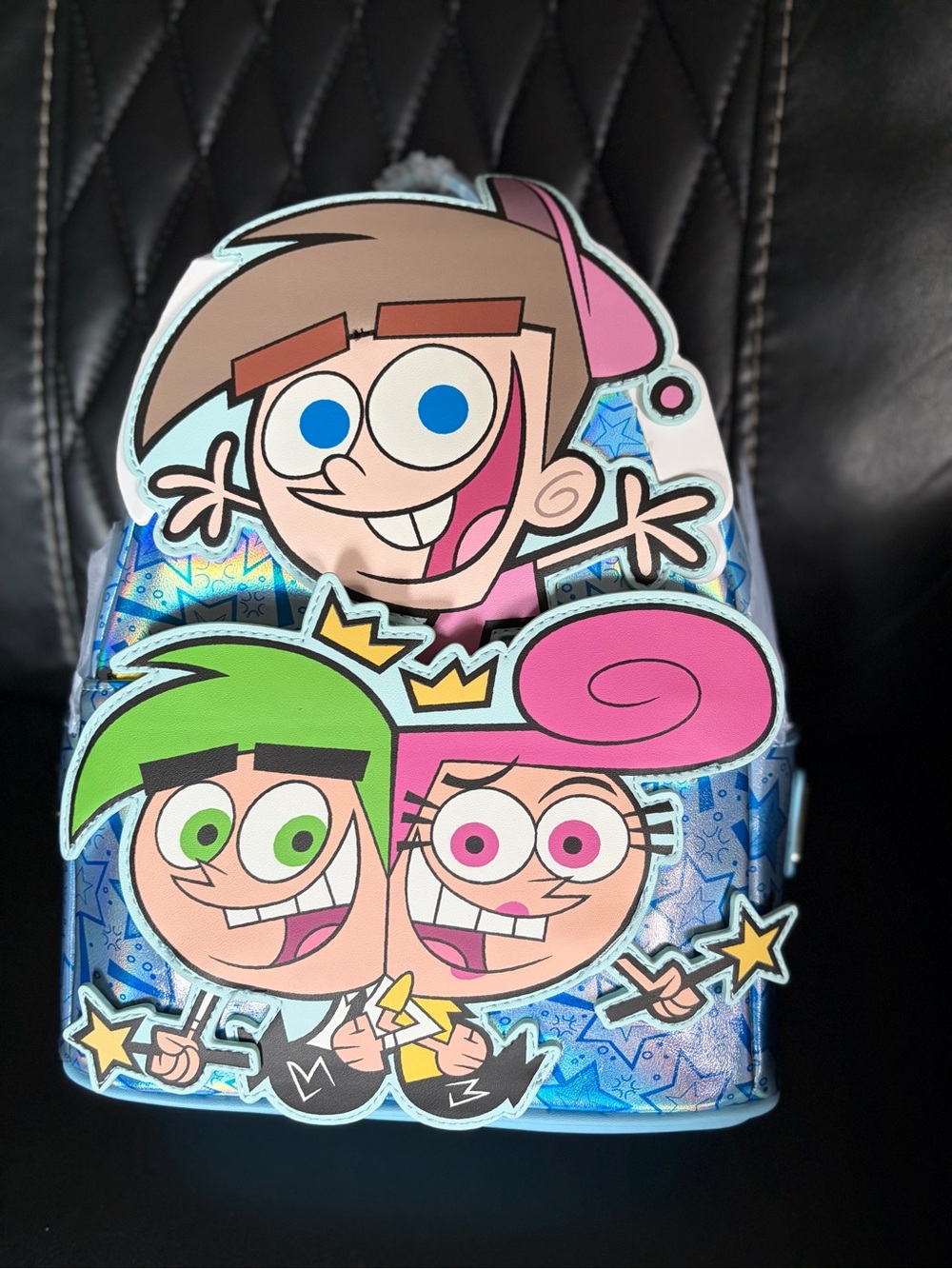 Loungefly NYCC Limited Edition The Fairly OddParents mini backpack Glow In Dark